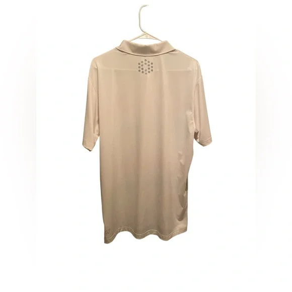 Puma Men's Striped Polo Shirt - Size Medium. Good condition - Picture 5 of 6